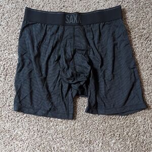 SAXX Men's Black Boxer Briefs